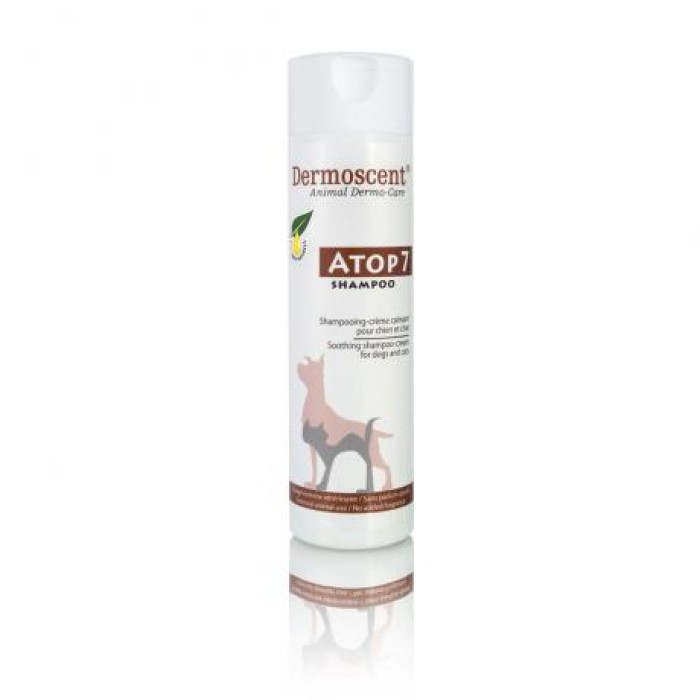 DERMOSCENT  , АТОП-7 Шампунь , средство для собак , кошек , уход при алергие , атопичному дерматите , 200 мл
